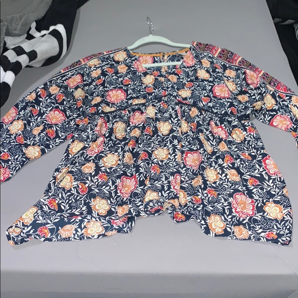 Floral Long Sleeve Blouse